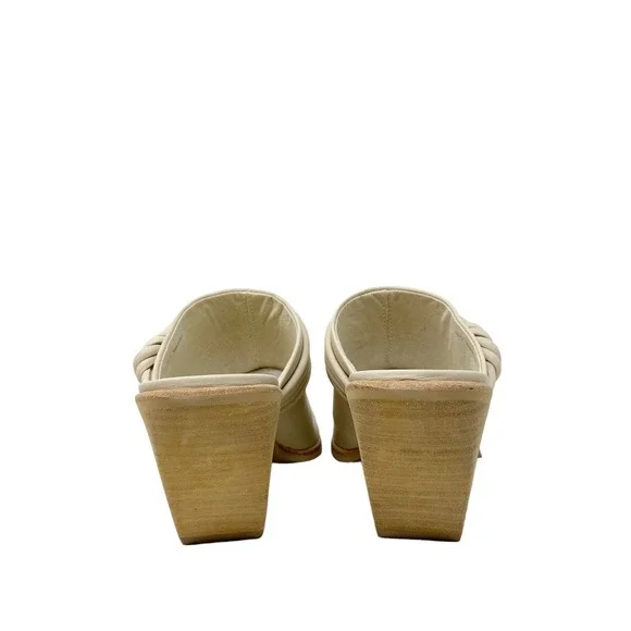NEW Dolce Vita Sita Mules Sand Nubuck Off White Size 7.5 - Picture 8 of 13